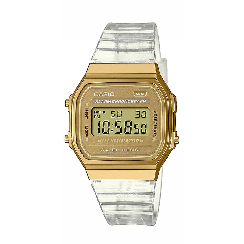 Casio Collection Vintage Iconic — boîtier or jaune