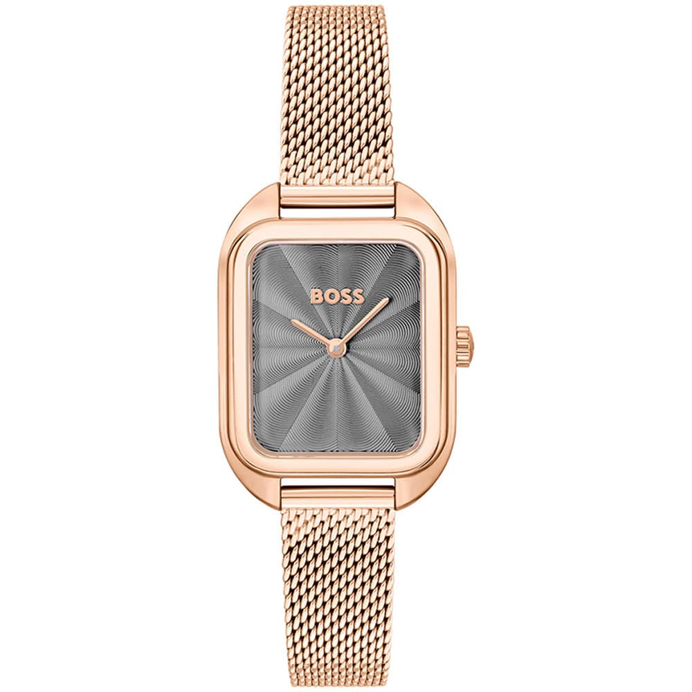 Hugo Boss Montre Boss Collection Business en Acier et PVD Doré Rose