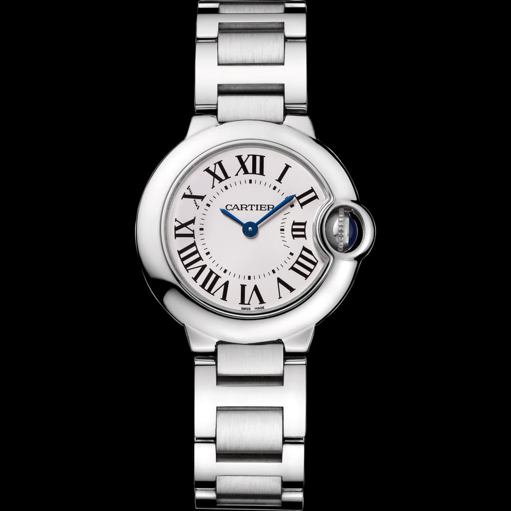 Cartier Ballon Bleu — cadran argenté 28 mm