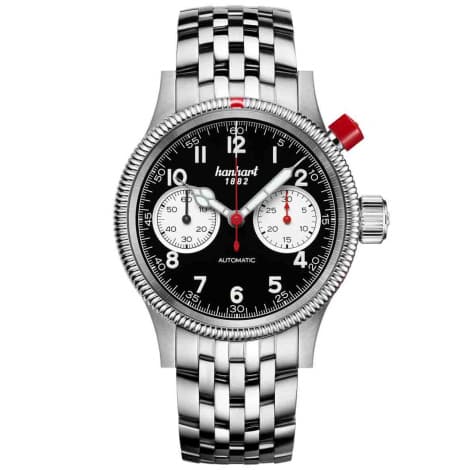 Hanhart Montre Hanhart Pioneer MK1 Reverse Panda Automatique diamètre 40 mm- 714.211-6428