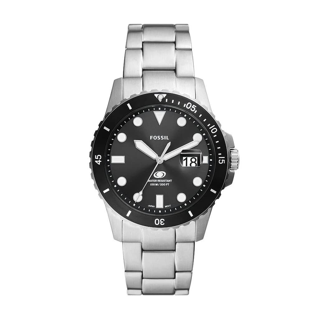Fossil Collection Fossil Blue — cadran noir