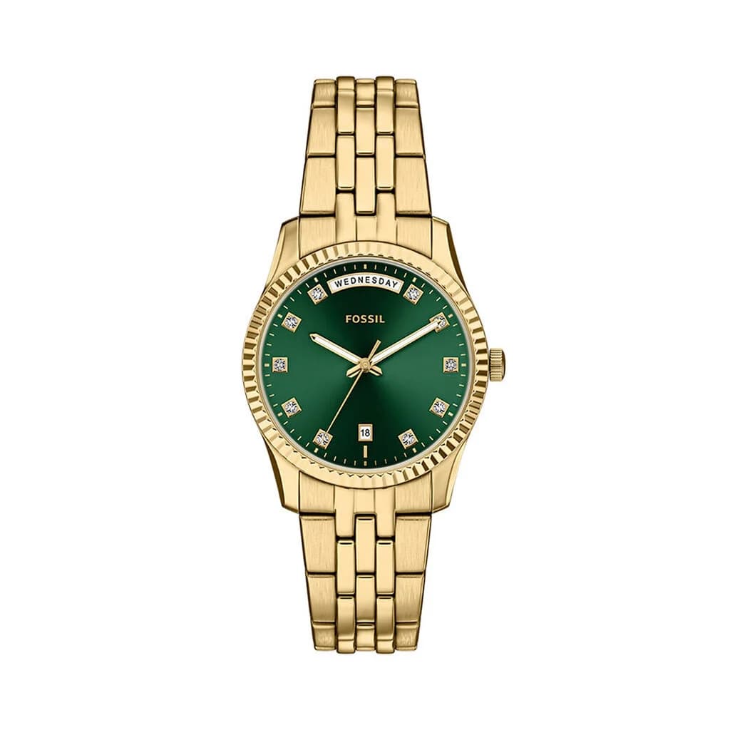 Fossil Scarlette — boîtier doré