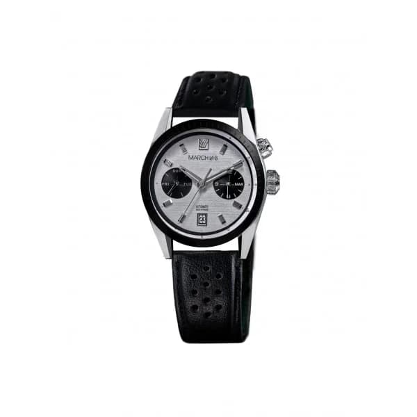 March LA.B Montre MARCH LA.B Agenda Automatique Cadran Double Bracelet Buffle