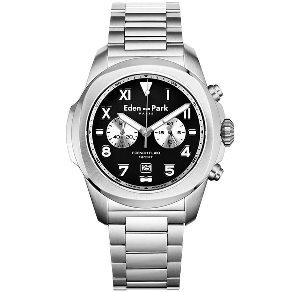 Eden Park Montre Eden Park Collection Sport en Acier Argenté