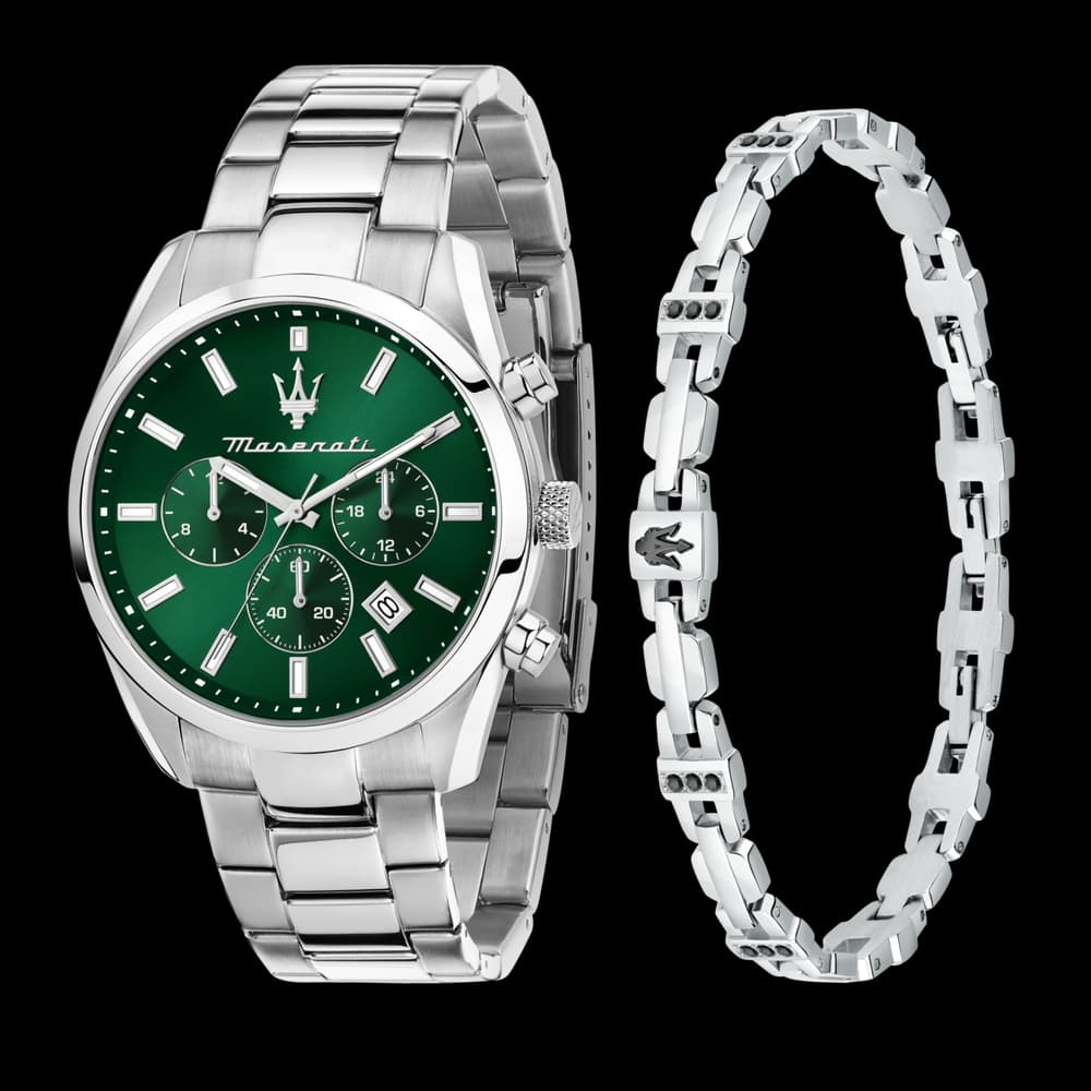 Maserati Montre quartz Homme Attrazione Vert
