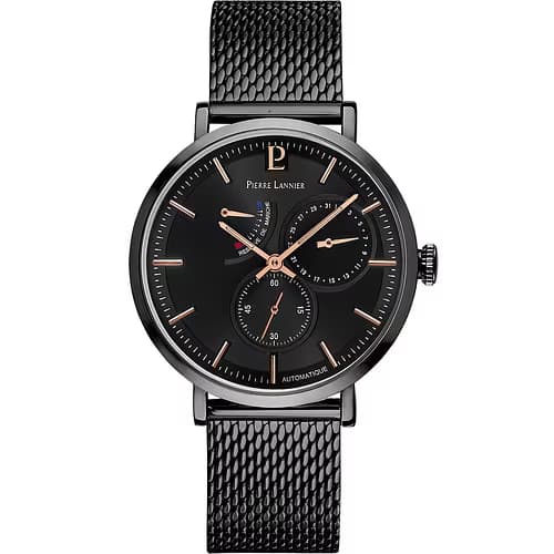 Pierre Lannier 328D438 Montre Homme Automatique Pierre Lannier Acier Noir