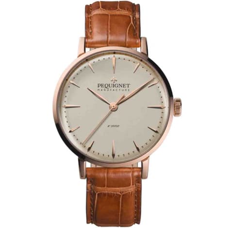 Pequignet Montre Pequignet Manufacture Attitude Automatique Cadran Ivoire - 9061325