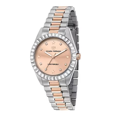Chiara Ferragni Montre Analogique Femme Chiara Ferragni Métal Bicolore R1953100504