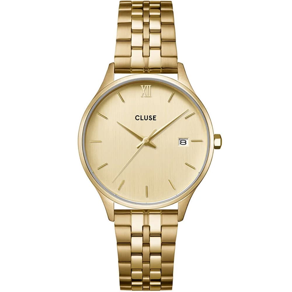 Cluse Minuit Date Watch Steel, Full Gold Colour