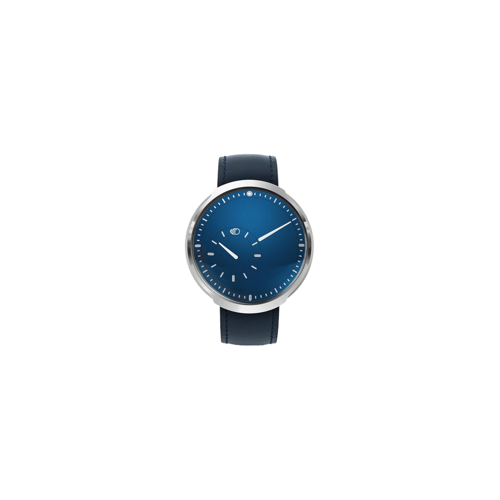 Ressence Montre Ressence Type 8 C titane automatique cadran Cobalt bracelet cuir bleu 42,9 mm