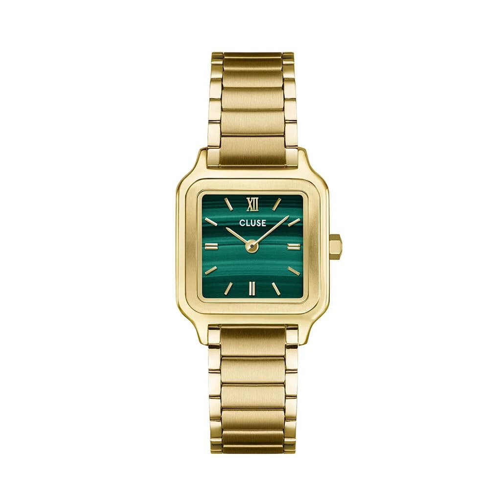 Cluse Gracieuse Petite Watch Steel, Green, Gold Colour