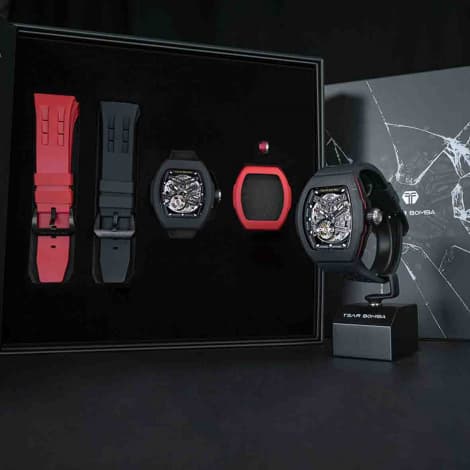 Tsar Bomba Montre Tsar Bomba - Elemental Series Set Carbone - TBSET8218CFNR