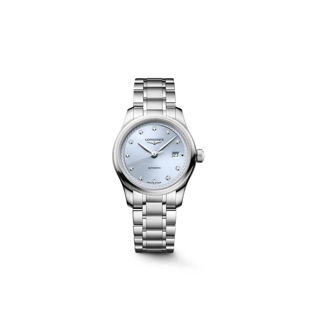 Longines Montre automatique Femme Master Bleu clair