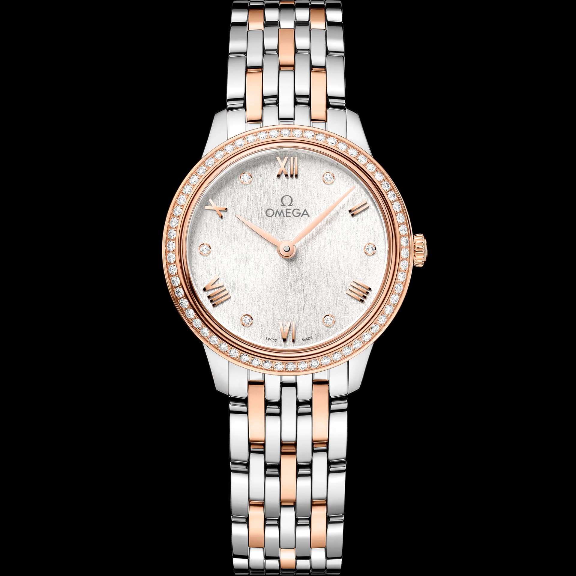 Omega De Ville 27,5 mm, acier - or « Sedna™ » sur acier - or « Sedna™ »