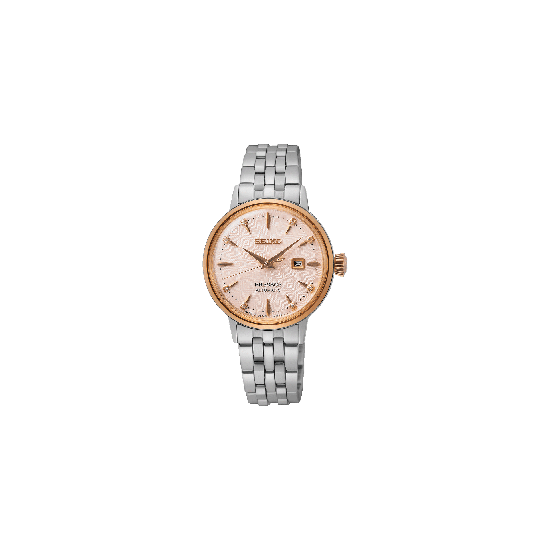 Seiko Presage Cocktail — cadran rose 28 mm