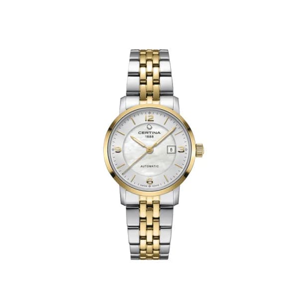Certina Montre Certina DS Caimano Lady Automatic 29mm Automatique Cadran Nacre PVD