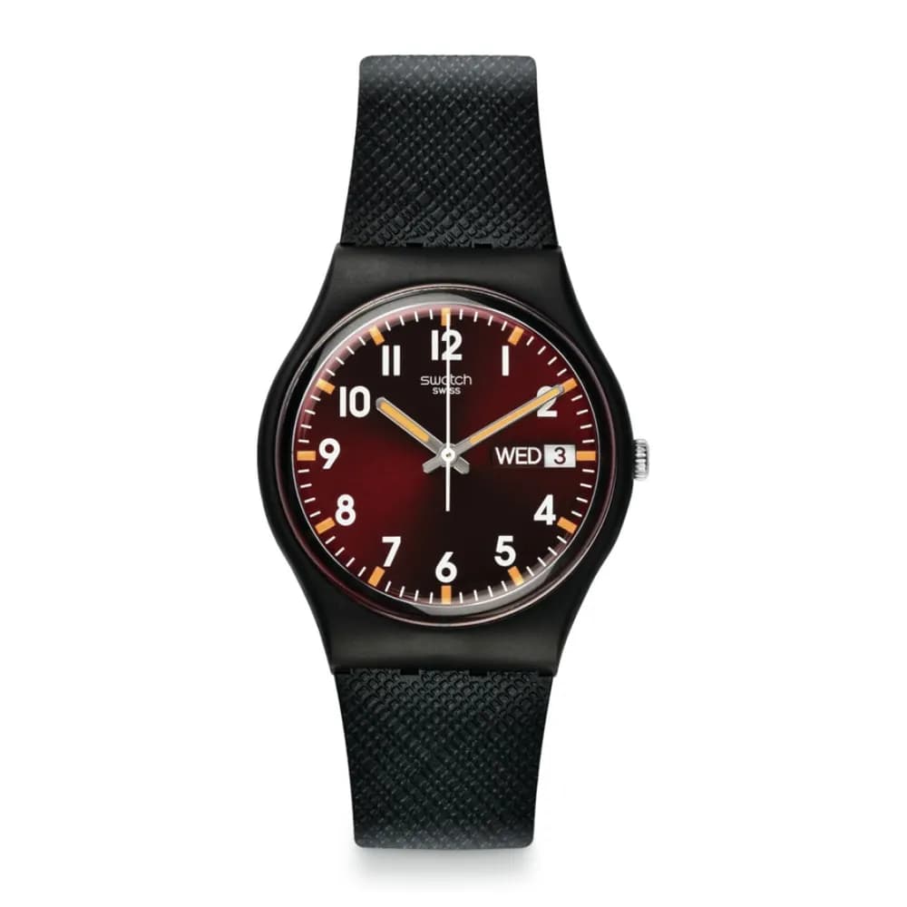 Swatch Montre quartz Mixte Gent Rouge