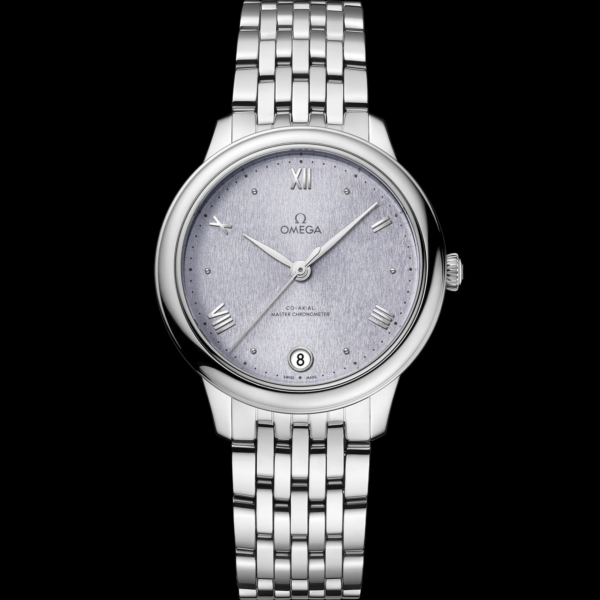 Omega De Ville 34 mm, acier sur acier