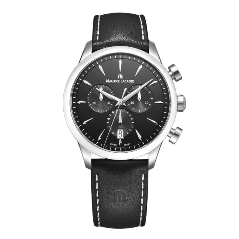Maurice Lacroix Montre 1975 Quartz Chronograph Date 40mm 751038-SS001-330-2