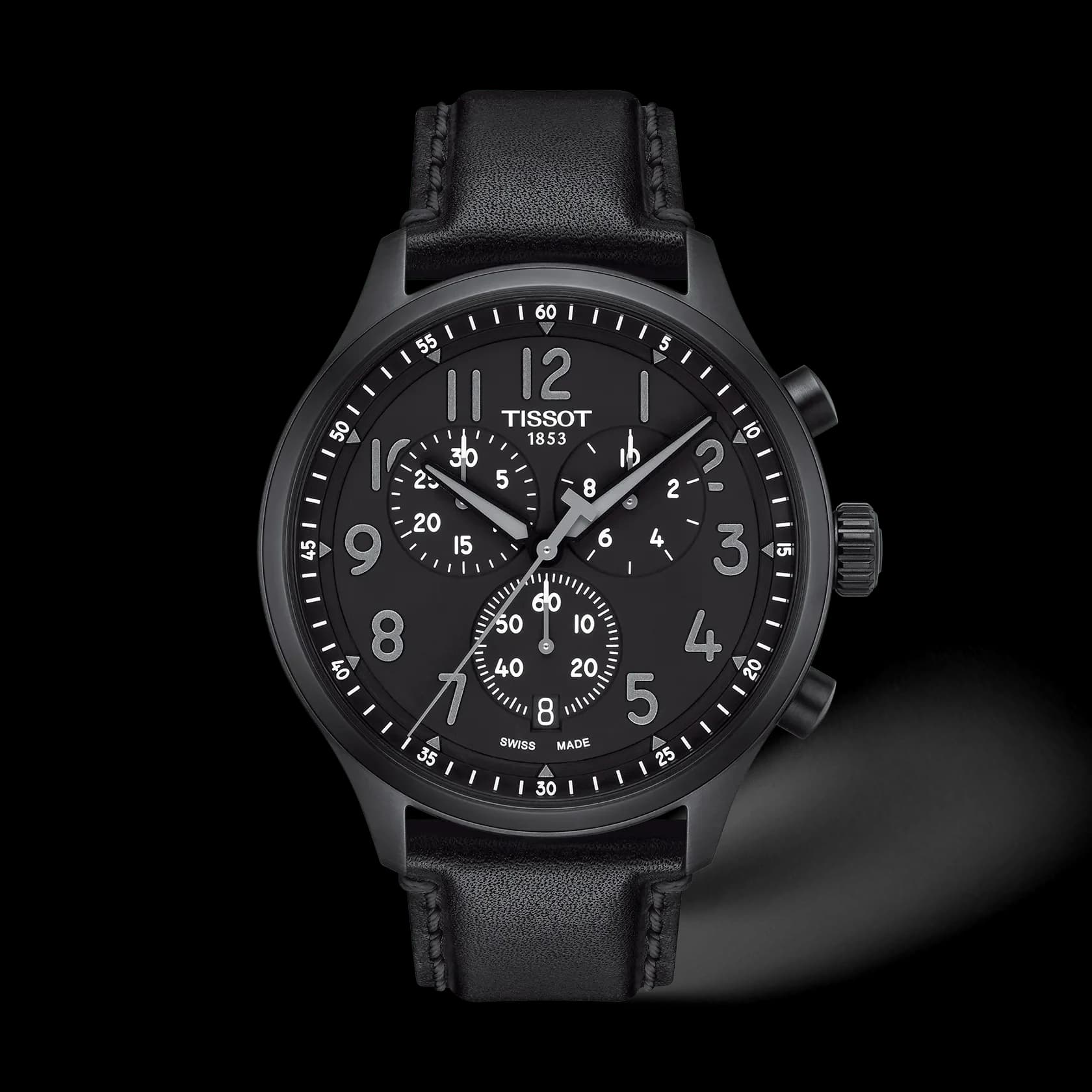 Tissot Chrono XL Vintage 45 mm — cadran noir