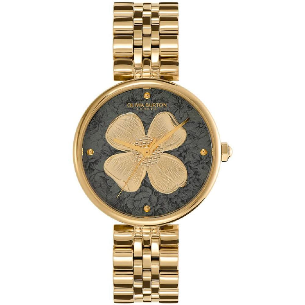 Olivia Burton Montre Olivia Burton Collection Dogwood en Acier et PVD Doré