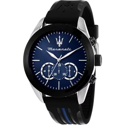Maserati Montre Homme Maserati Plastique Bleu Noir R8871612044