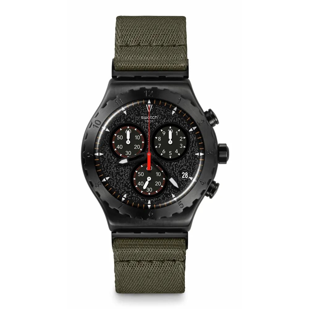 Swatch New Irony Chrono — cadran noir