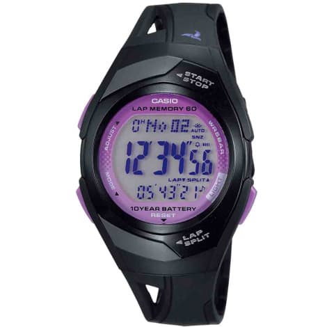 Casio Timeless Sports — cadran violet