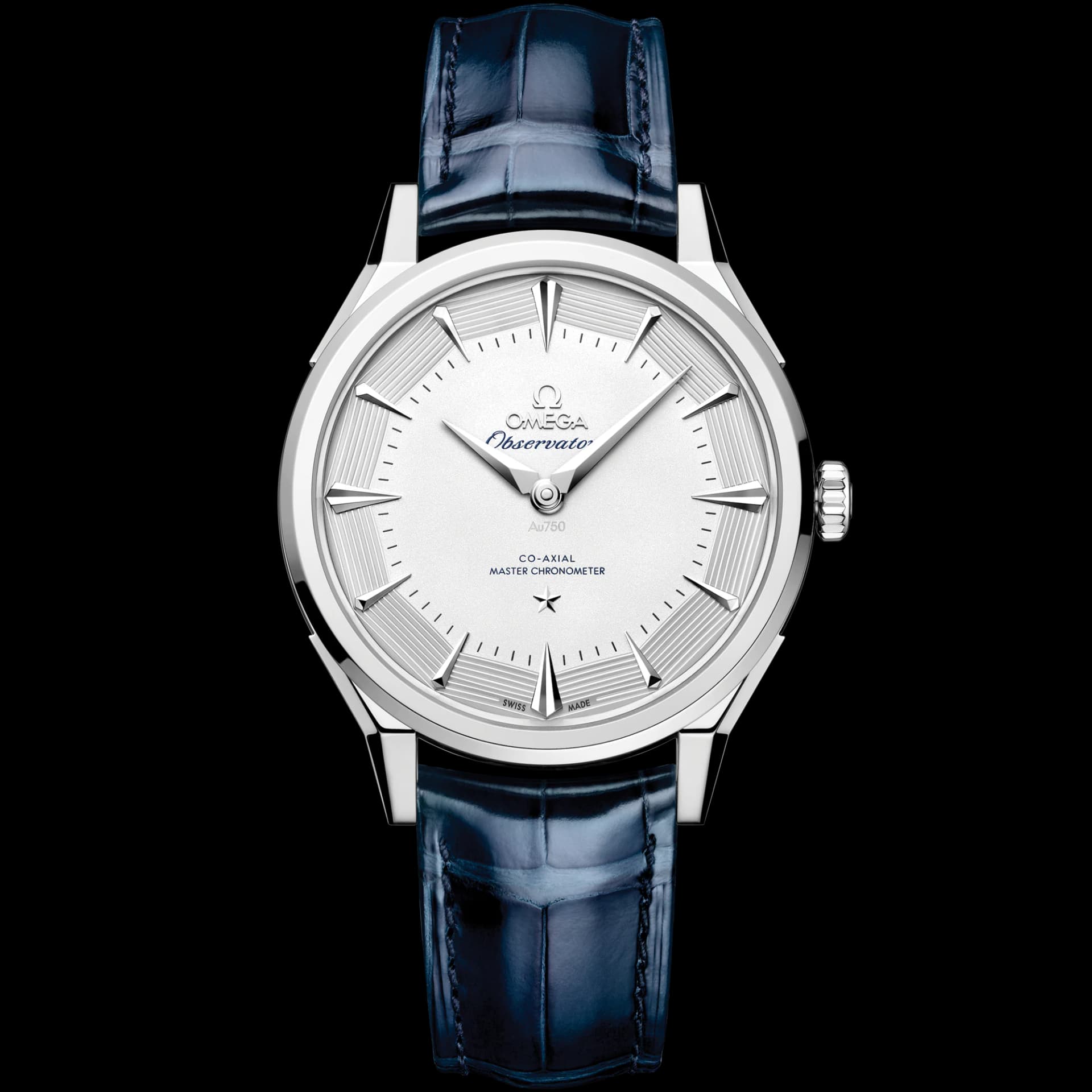 Omega Constellation 39,4 mm, Canopus Gold™ sur alligator