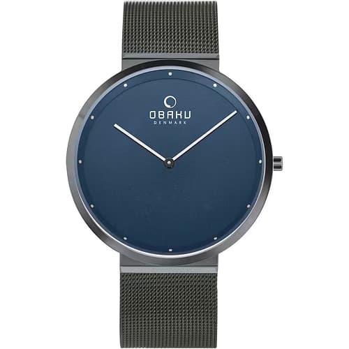 Obaku Montre Homme OBAKU en Acier Gris