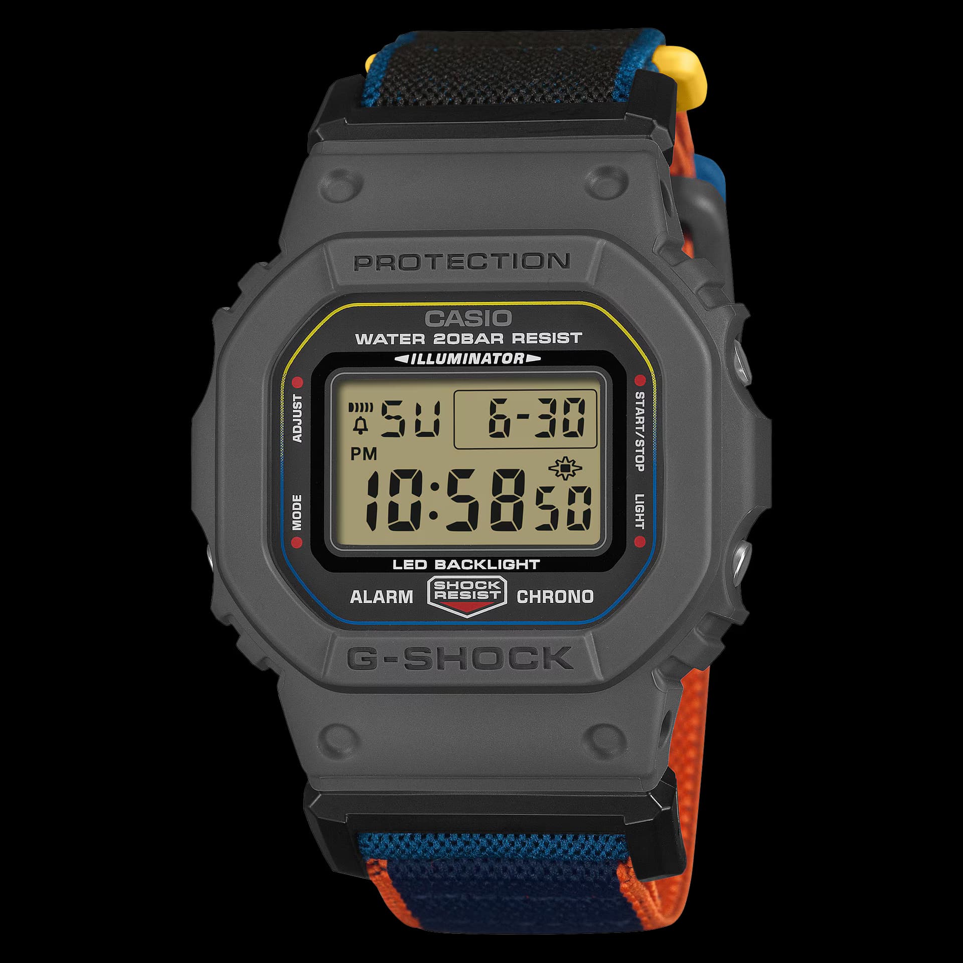 Casio Montre quartz Mixte Casio G-shock Argenté