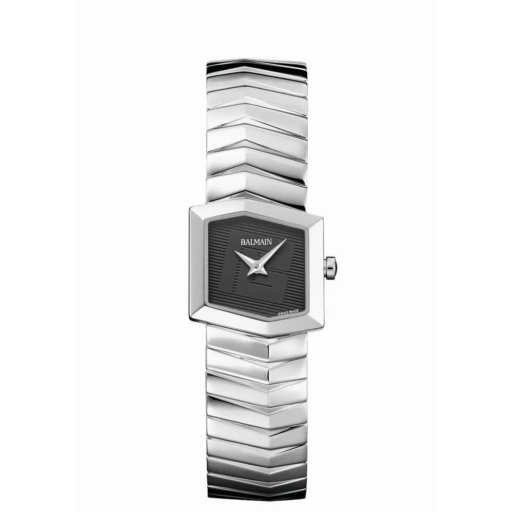 Balmain Montre quartz Femme Taffetas Noir
