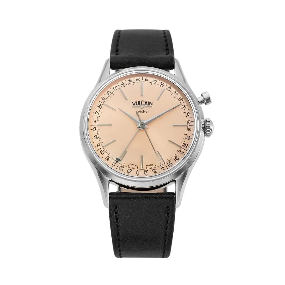 Vulcain Cricket President 39 mm - Saumon pâle
