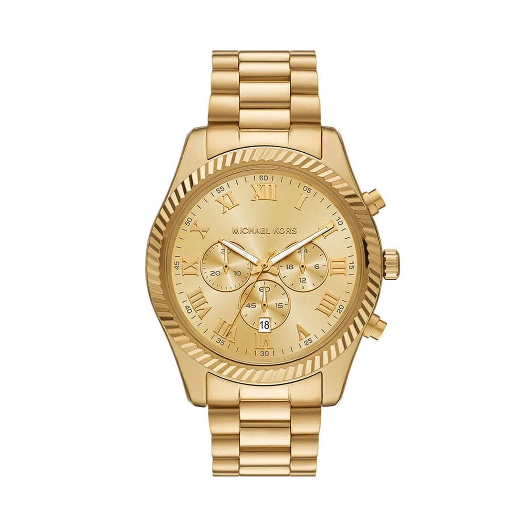 Michael Kors Montre Michael Kors Lexington Homme Doré