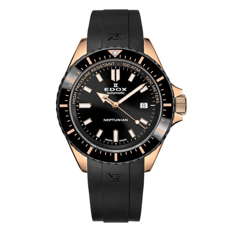 Edox Montre Neptunian Automatic 80120-37RNNCA-NIR