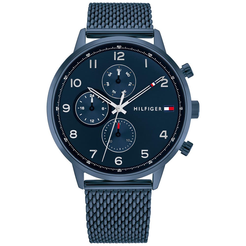 Tommy Hilfiger Montre Tommy Hilfiger en Acier et PVD Bleu