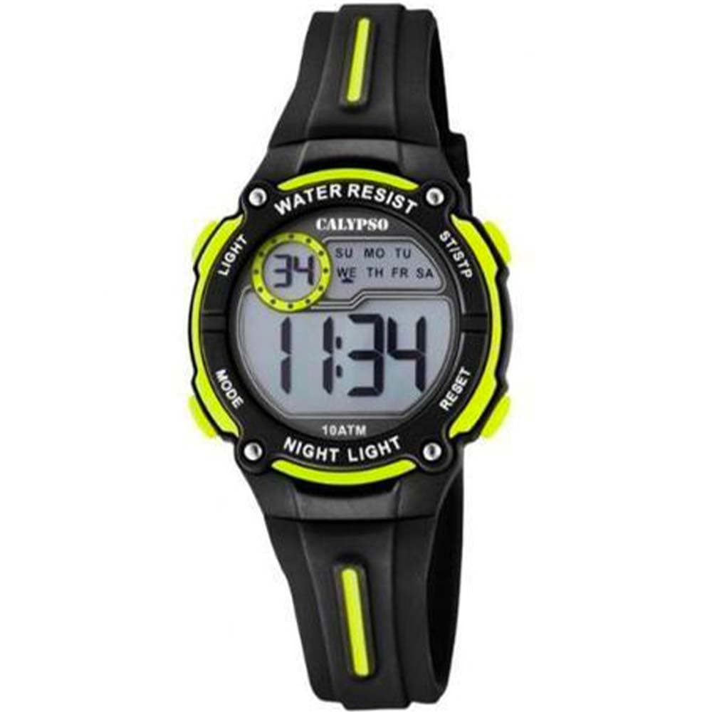 Calypso Montre Calypso en Plastique Noir