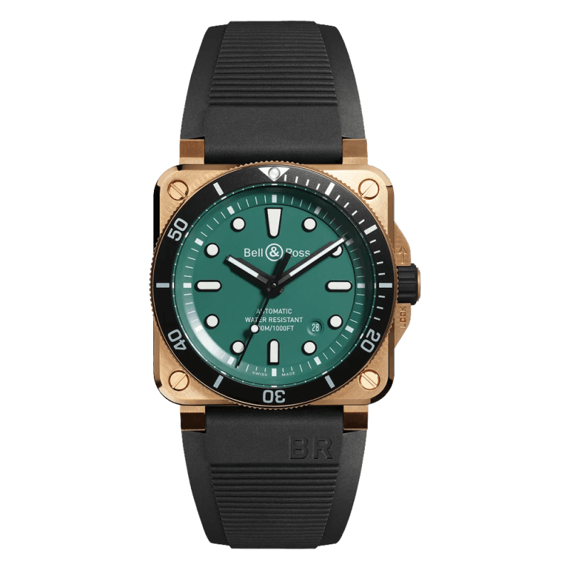Bell & Ross Bell & Ross BR-03 Diver Black & Green Bronze