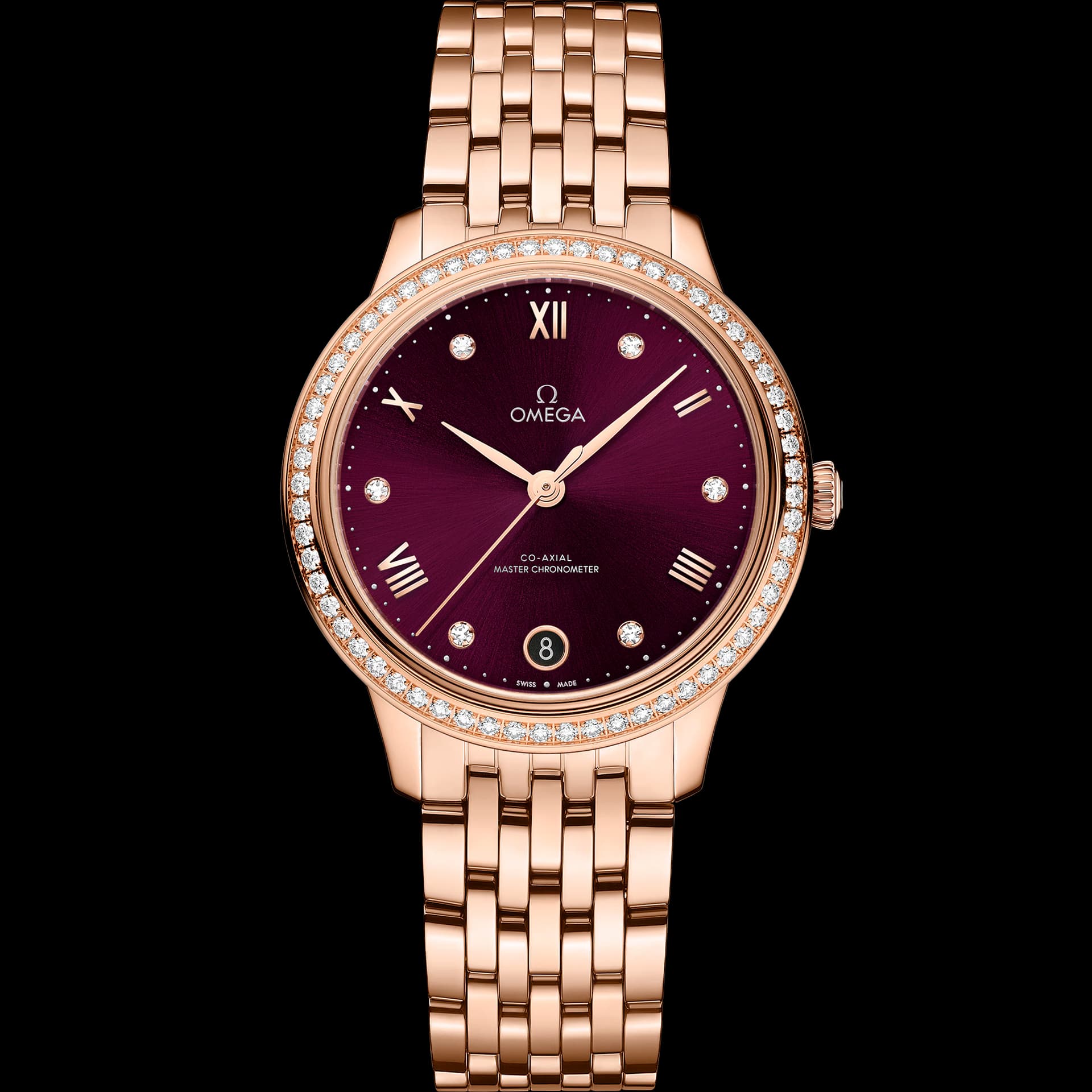 Omega De Ville 34 mm, or Sedna™ sur or Sedna™
