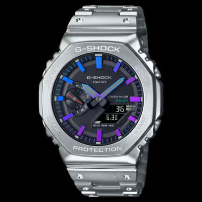 Casio G-Shock Premium — boîtier argenté