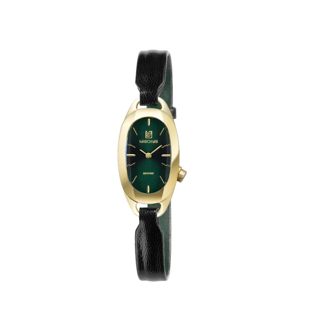 March LA.B Montre OBLONGUE Emerald