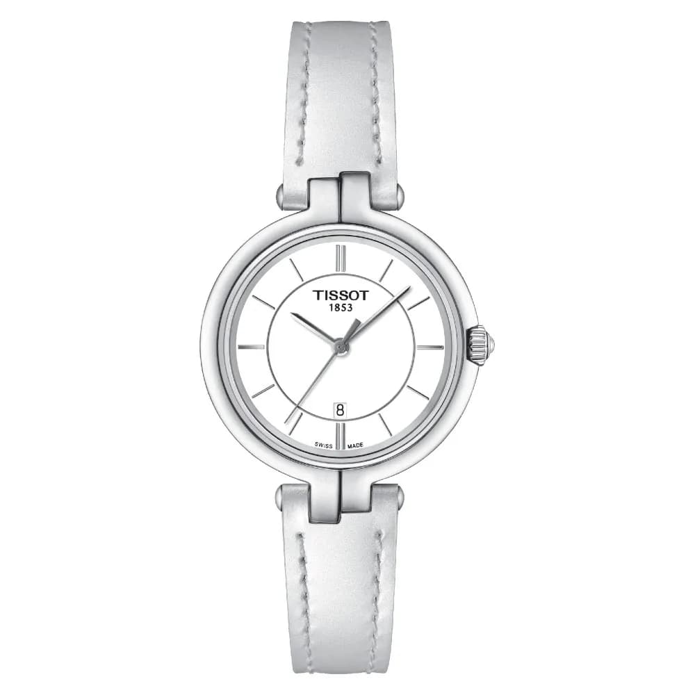 Tissot Flamingo — cadran blanc