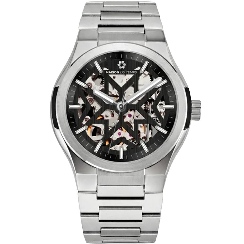 Maison du Temps Montre Automatique Maison du Temps Collection MTEpsilon en Acier Argenté