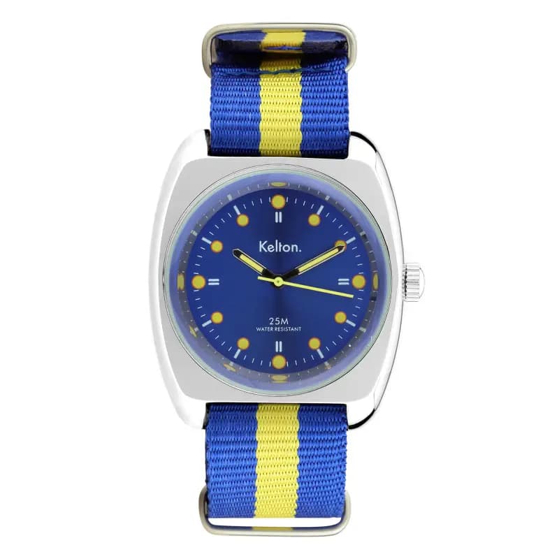 Kelton Montre RC 2 Nato bleu et jaune 9122462