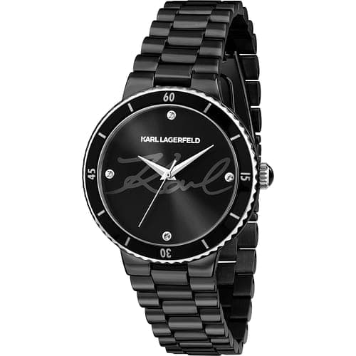 Karl Lagerfeld Montre Femme Karl lagerfeld Acier inoxydable Noir R0553104504