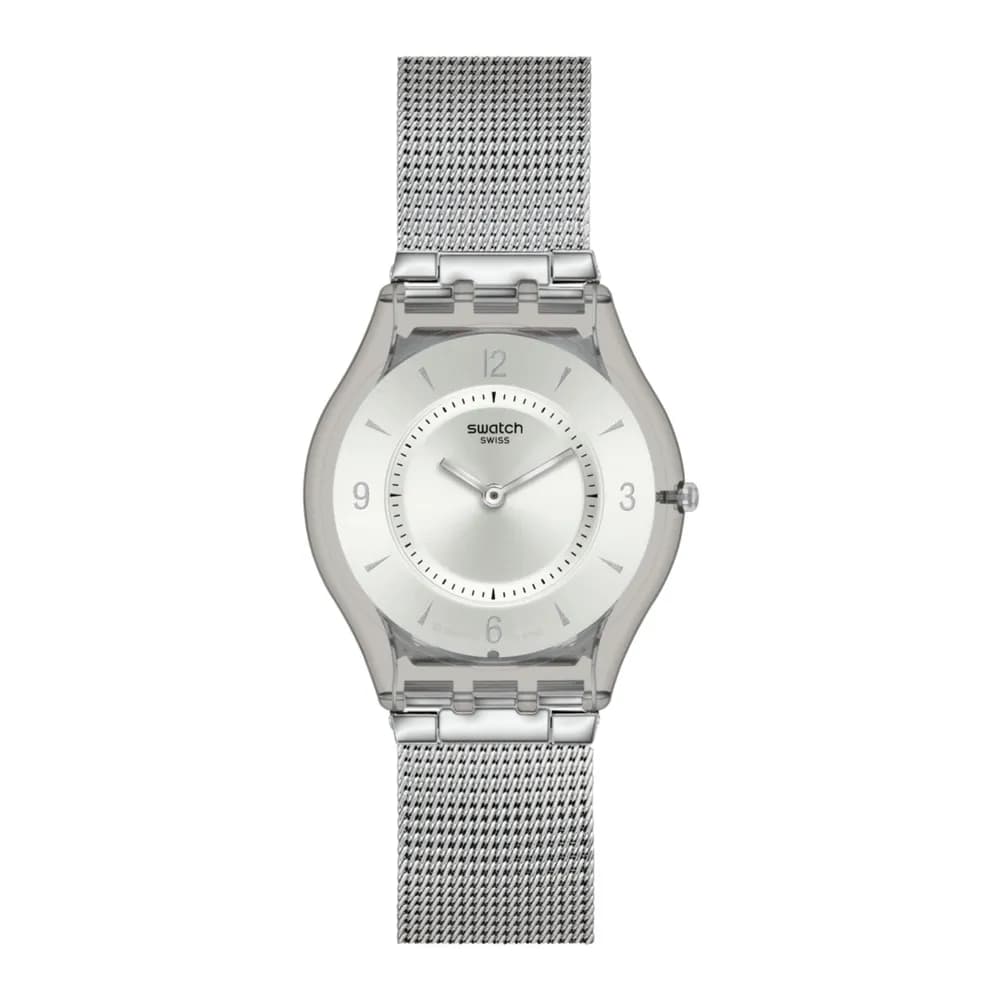 Swatch Skin — cadran argenté