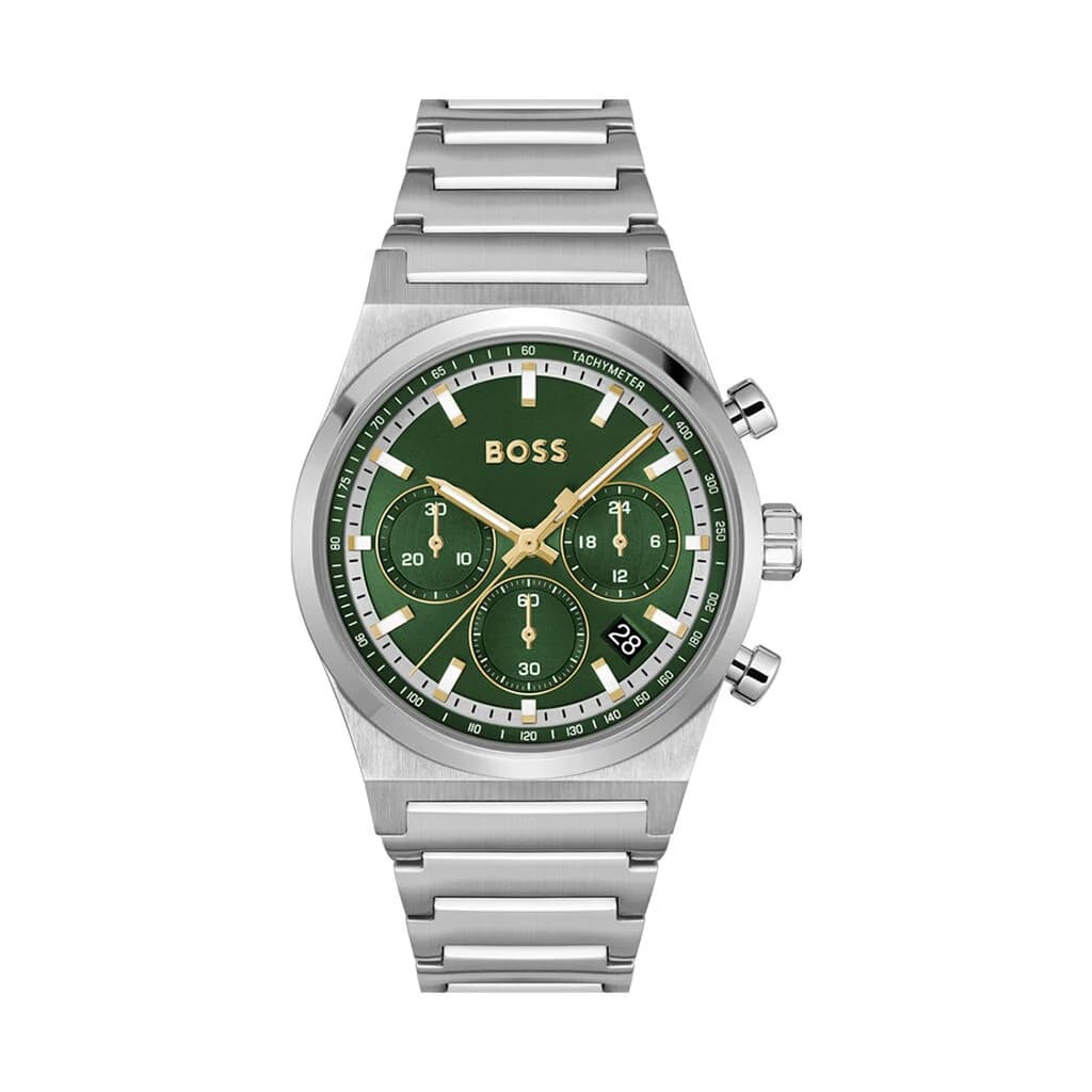 Hugo Boss Montre Boss Candor Chrono Vert