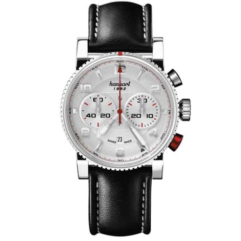 Hanhart Montre Hanhart Primus Racer Silver Automatique diamètre 44 mm- 741.220-0020