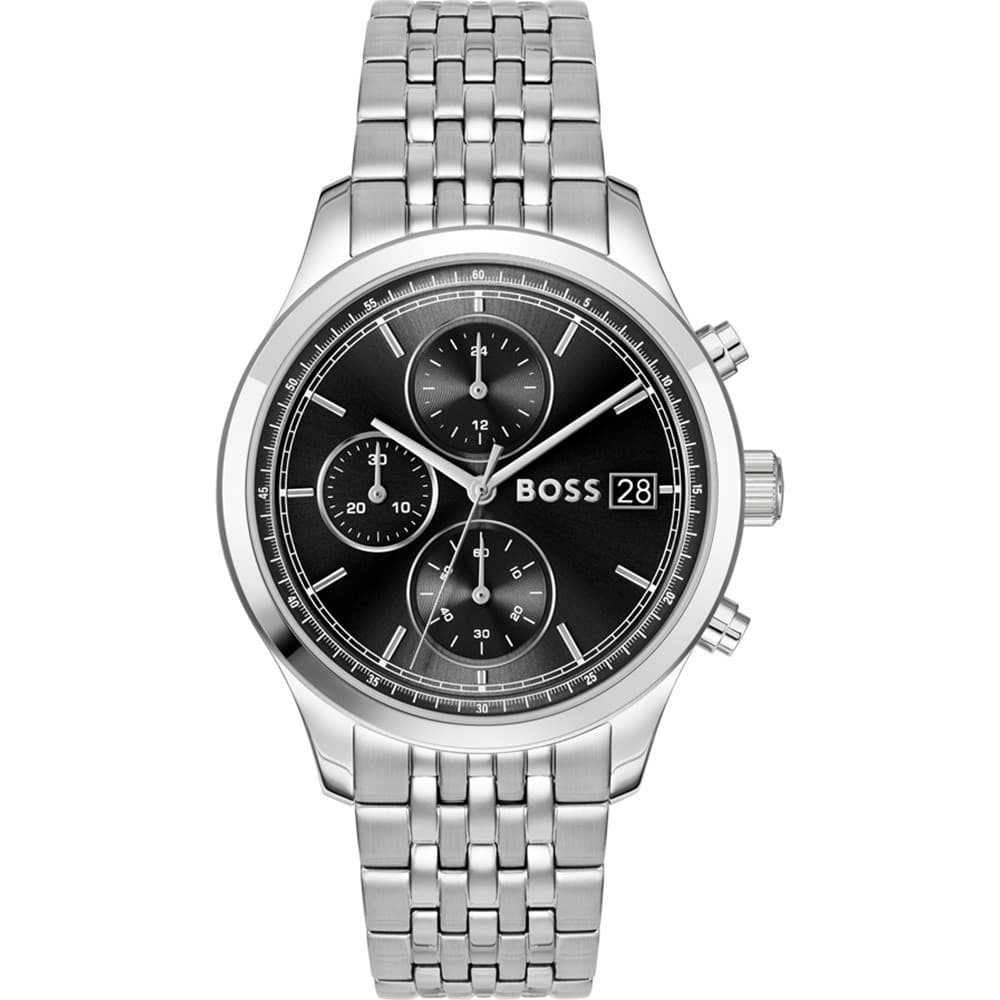 Hugo Boss Montre Boss Collection Stratus en Acier Argenté