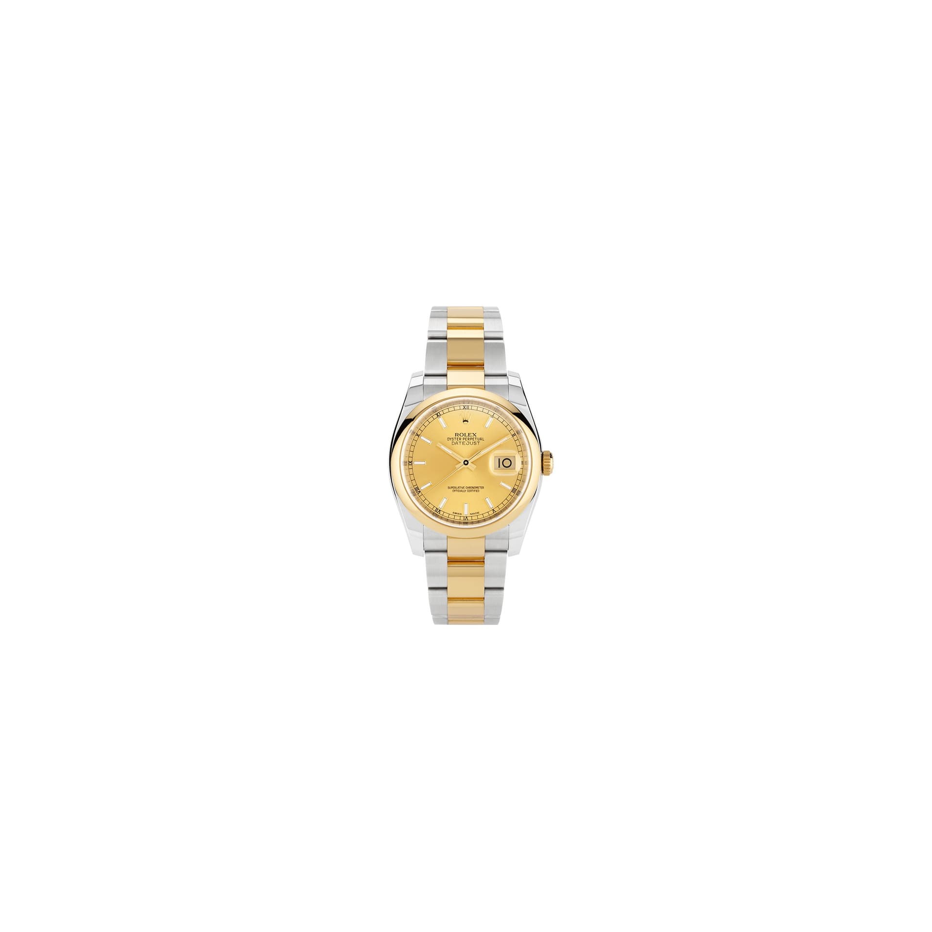 Rolex Datejust 36 — cadran champagne